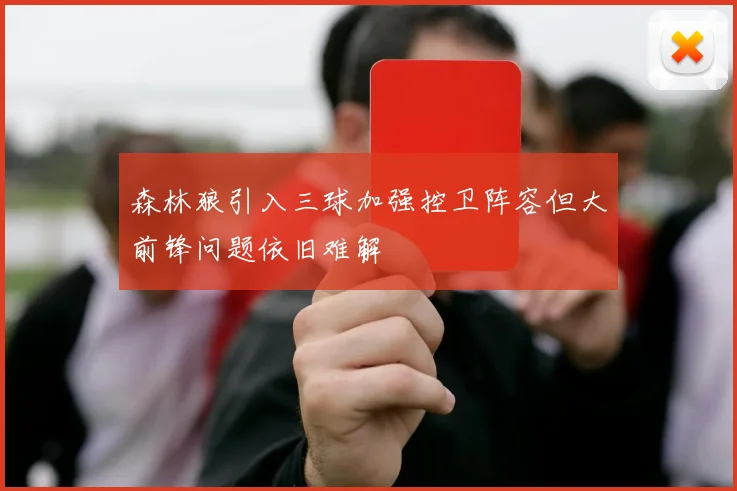 森林狼引入三球加强控卫阵容但大前锋问题依旧难解